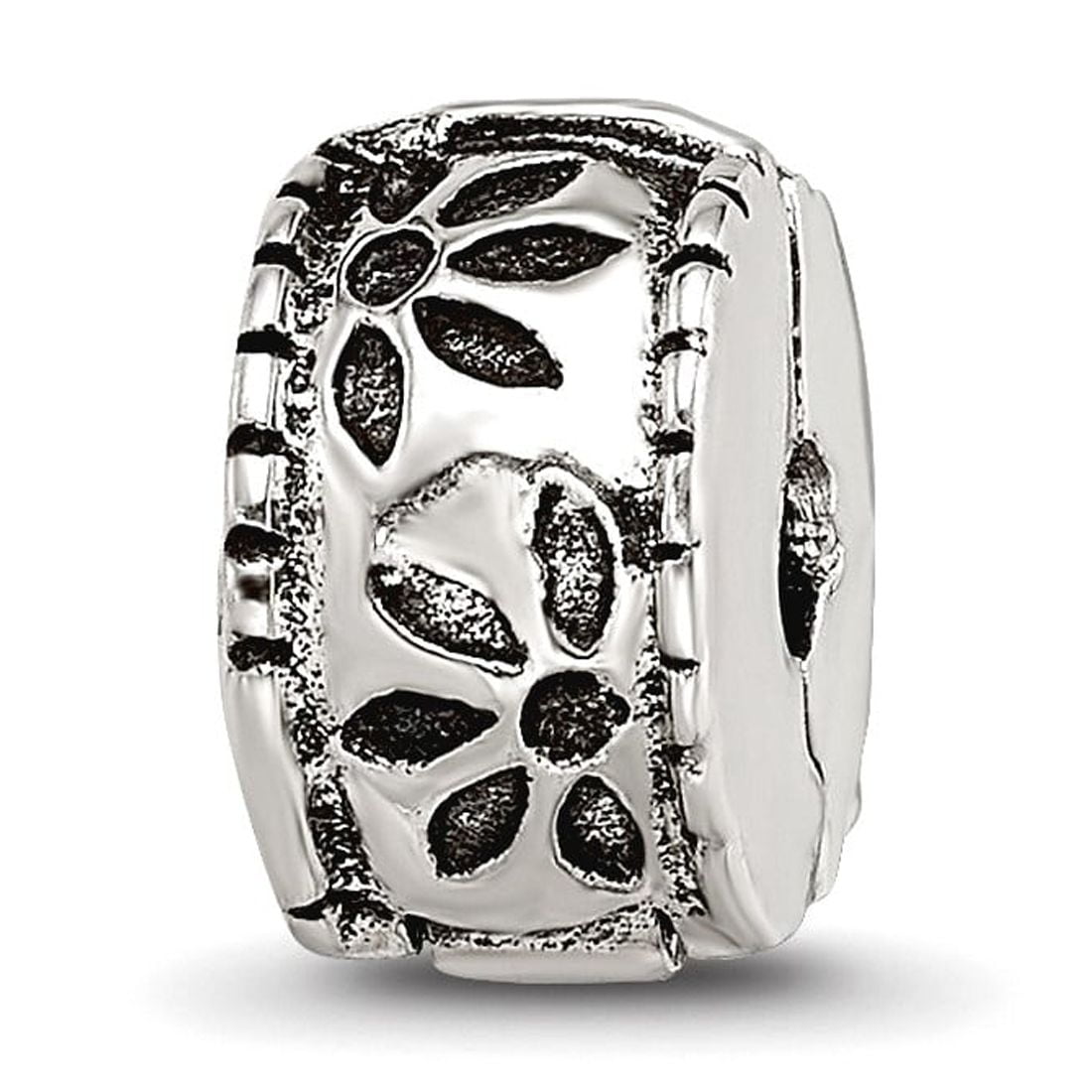 Sterling Silver Reflections Kids Floral Clip Bead