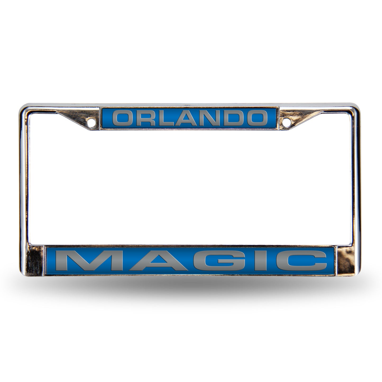 Orlando Basketball Magic Chrome Metal Laser Cut License Plate Frame