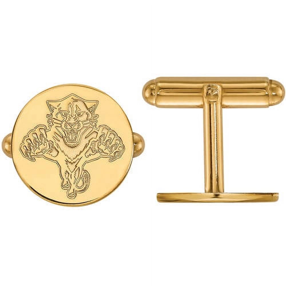 NHL Florida Panthers 14kt Gold-Plated Sterling Silver Cuff Links