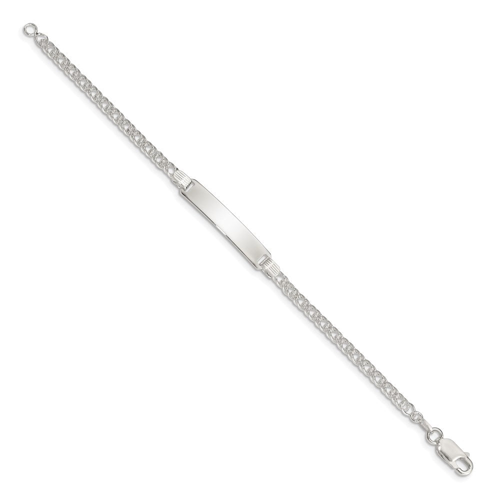 Sterling Silver Children's ID Bracelet 6 inches