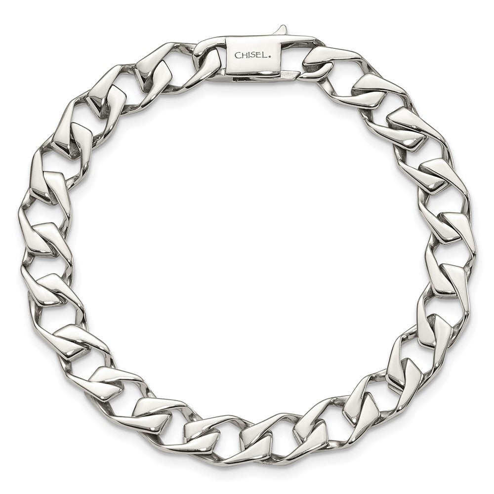 Stainless Steel Polished Fancy Link 8.5in Bracelet 8.5 inches