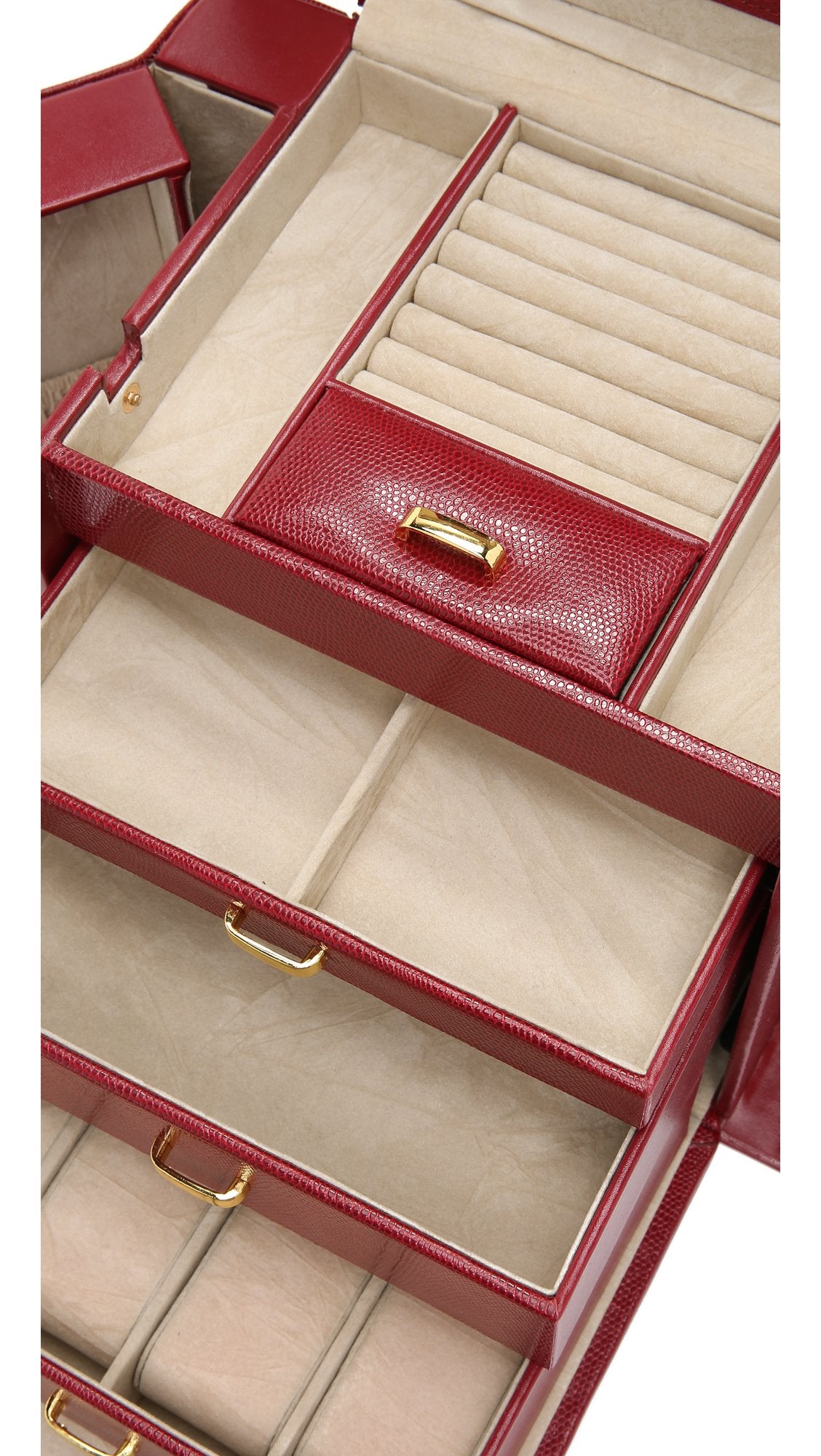 Lizard Leather Jewelry Case