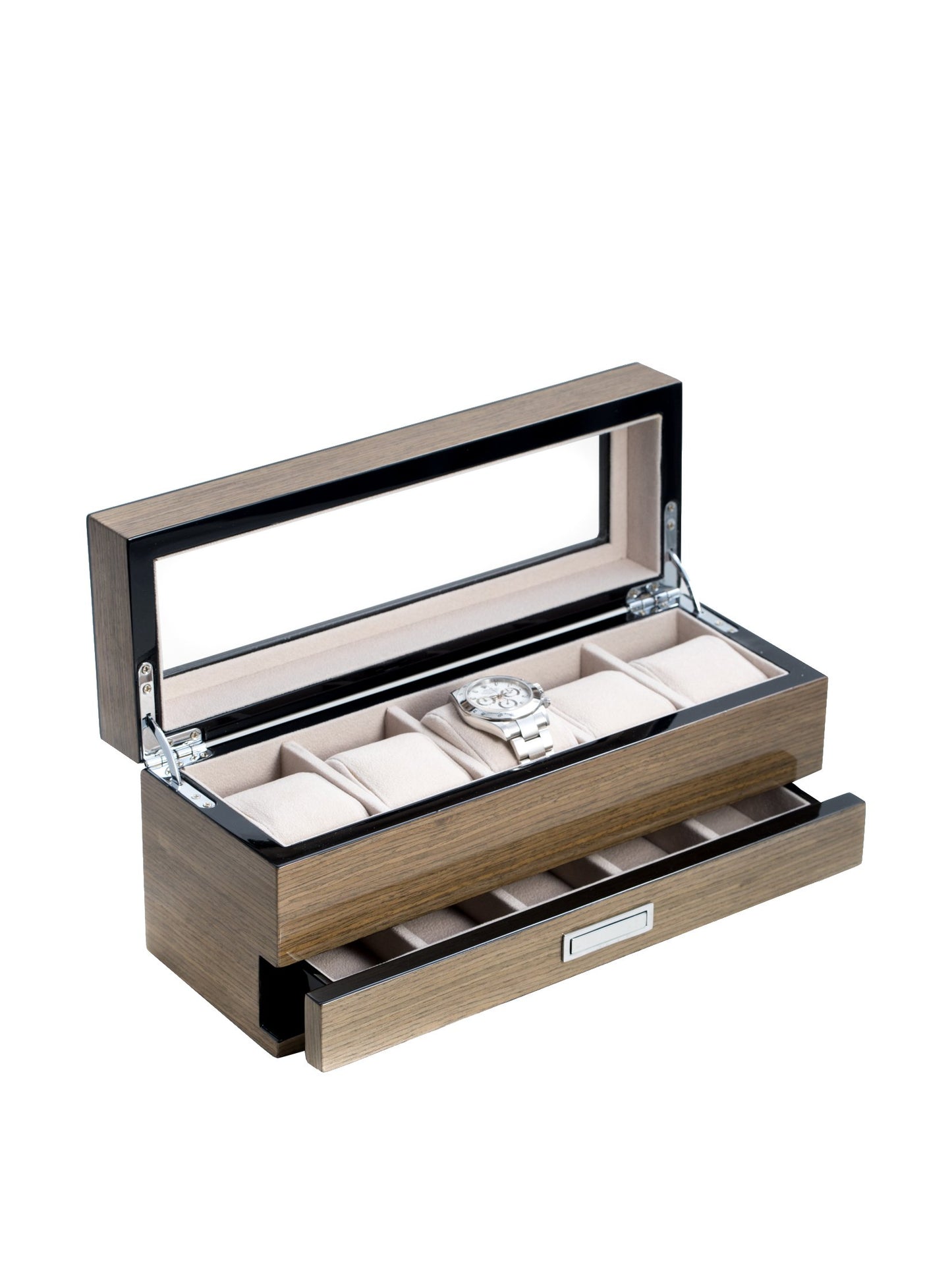 Watch Case with Glass Top
