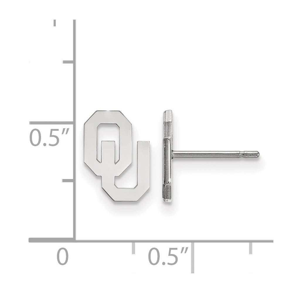 Women's Oklahoma Sooners Sterling Silver XS Post Earrings