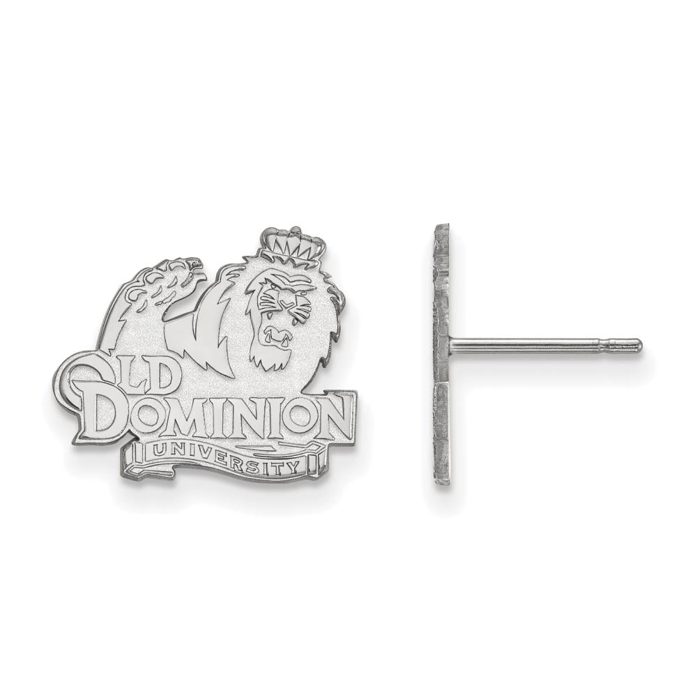 LogoArt Sterling Silver Old Dominion University Small Post Earrings