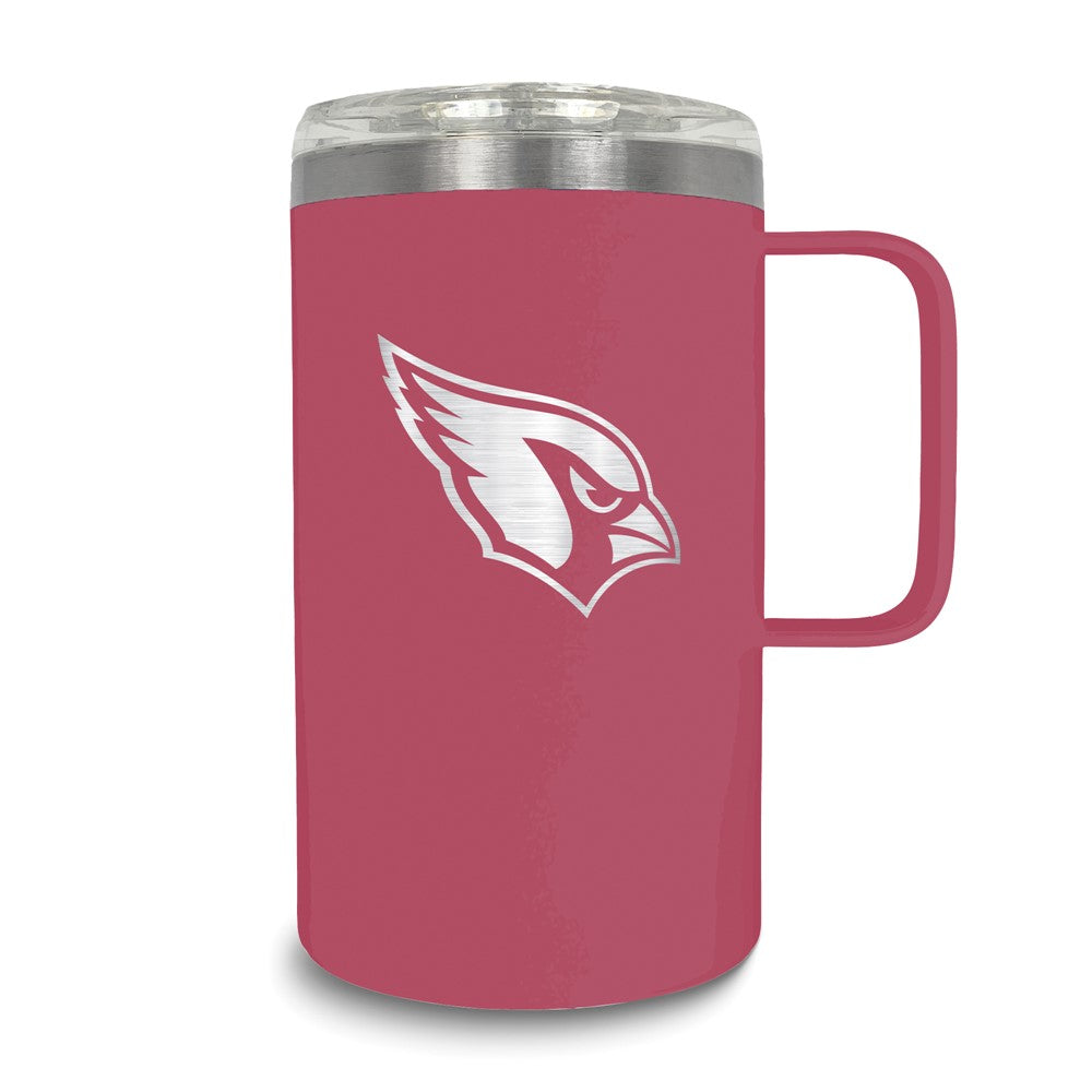 NFL Arizona Cardinals Stainless Steel 18 oz. Hustle Mug with Lid