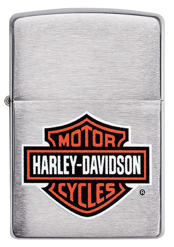 Zippo H-D Logo, Brushed Chrome 200HD.H252