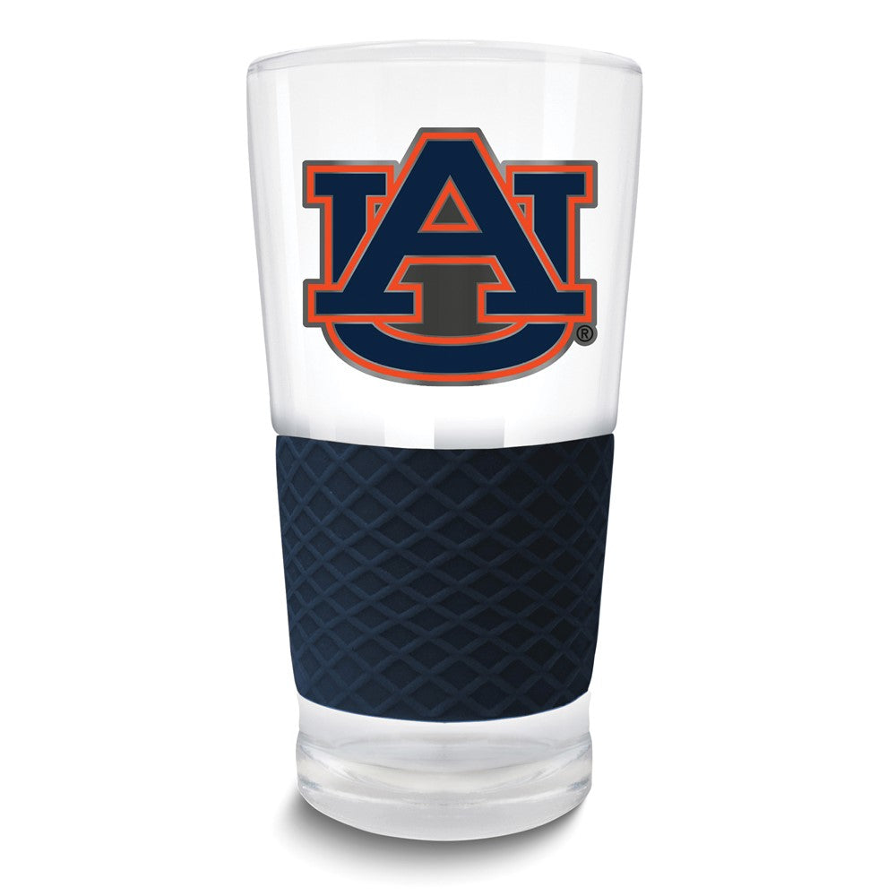 Collegiate Auburn Score 22 oz. Pint Glass with Silicone Grip