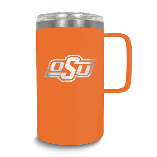 Collegiate Oklahoma State University Stainless Steel 18 oz. Hustle Mug with Lid