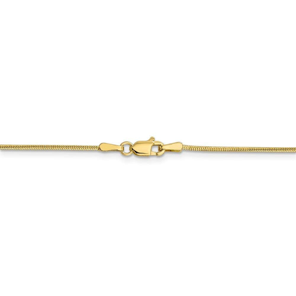 10k 1.1mm Round Snake Chain