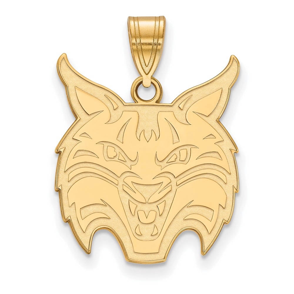 Logoart Sterling Silver Gp Quinnipiac University Large Pendant