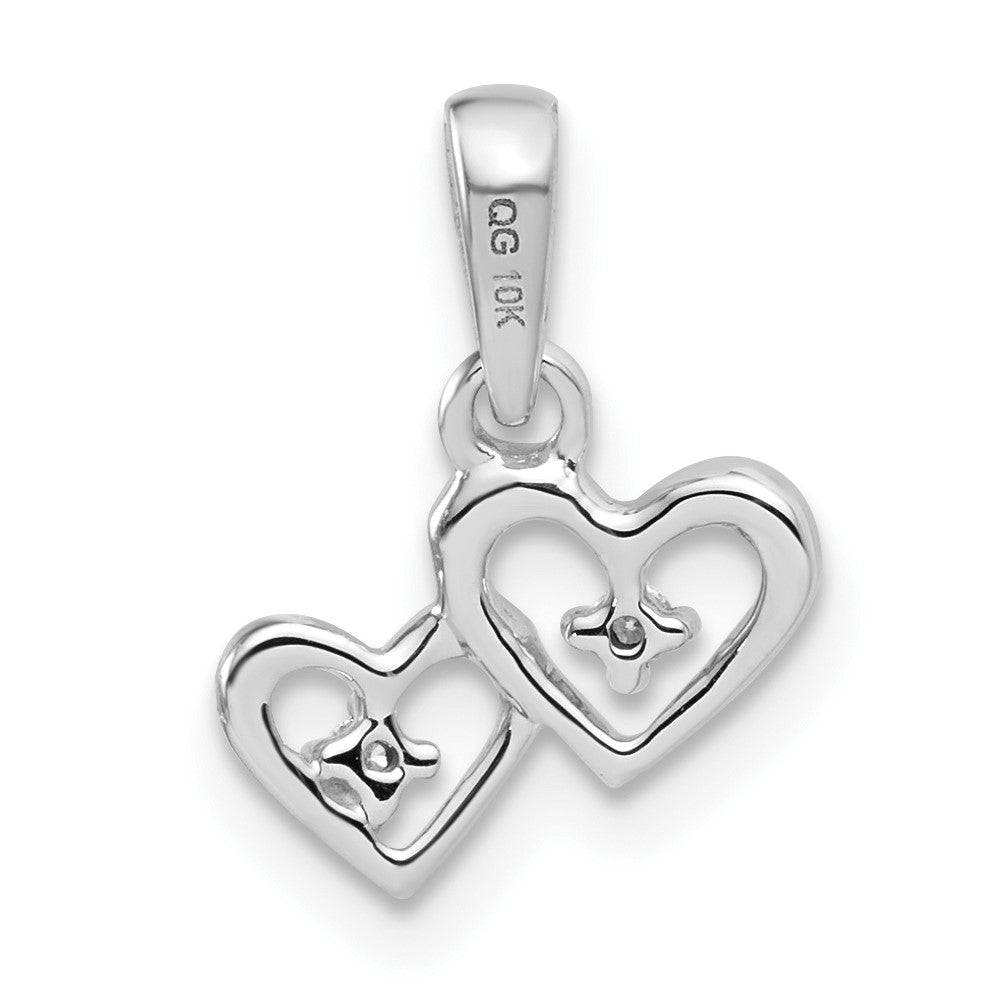 10kw Diamond Heart Pendant