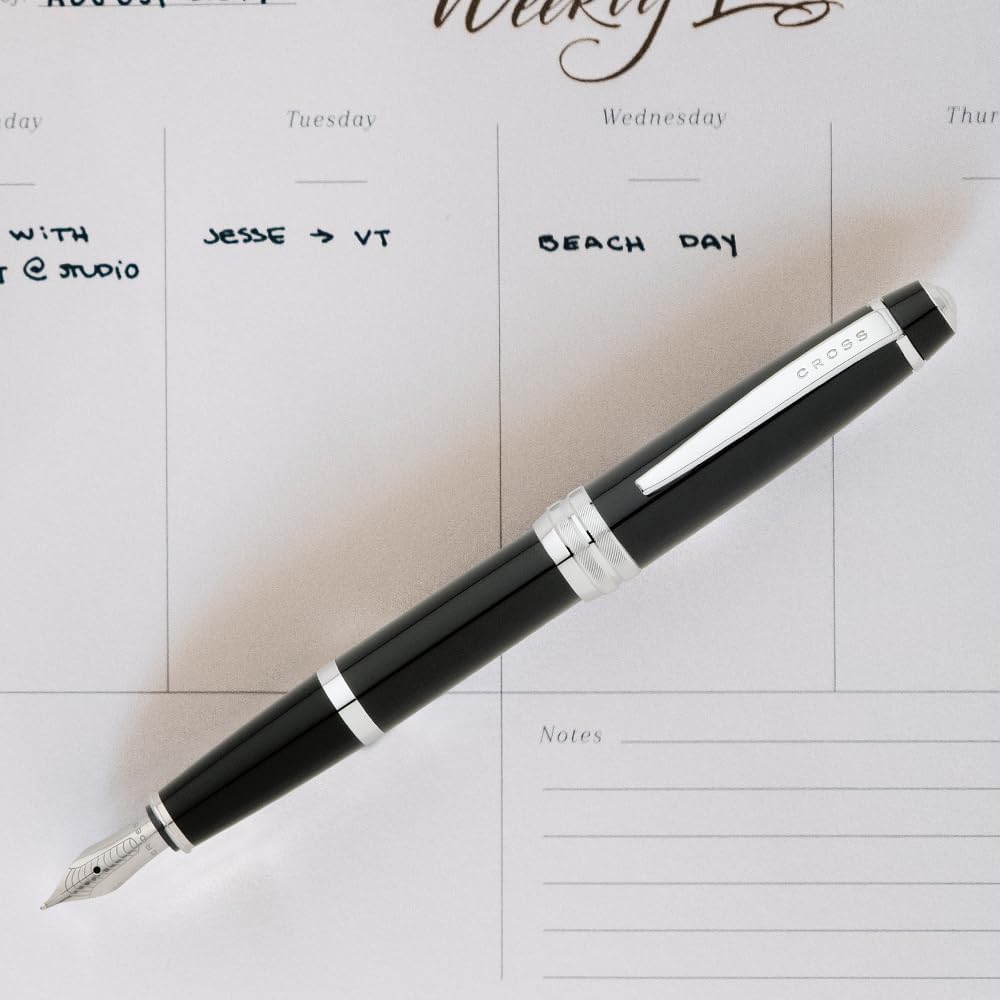 Cross Bailey™ Black Lacquer Medium Nib Fountain Pen