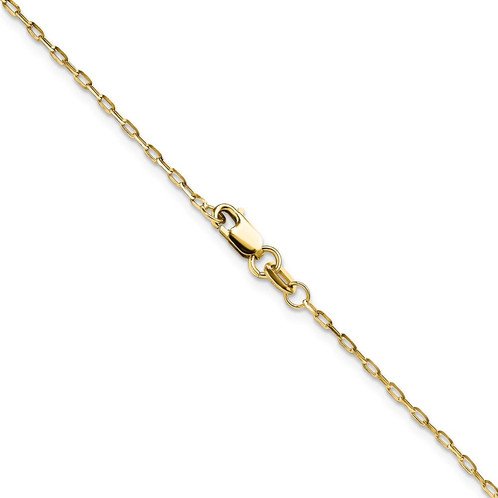 14K 1.4mm D/C Open Long Link Cable Chain