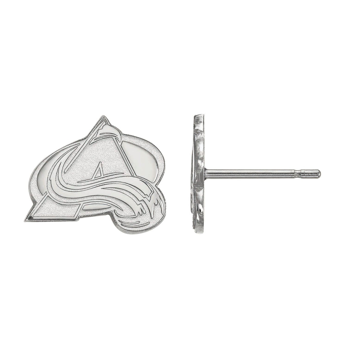 Sterling Silver NHL Colorado Avalanche XS Post Earrings
