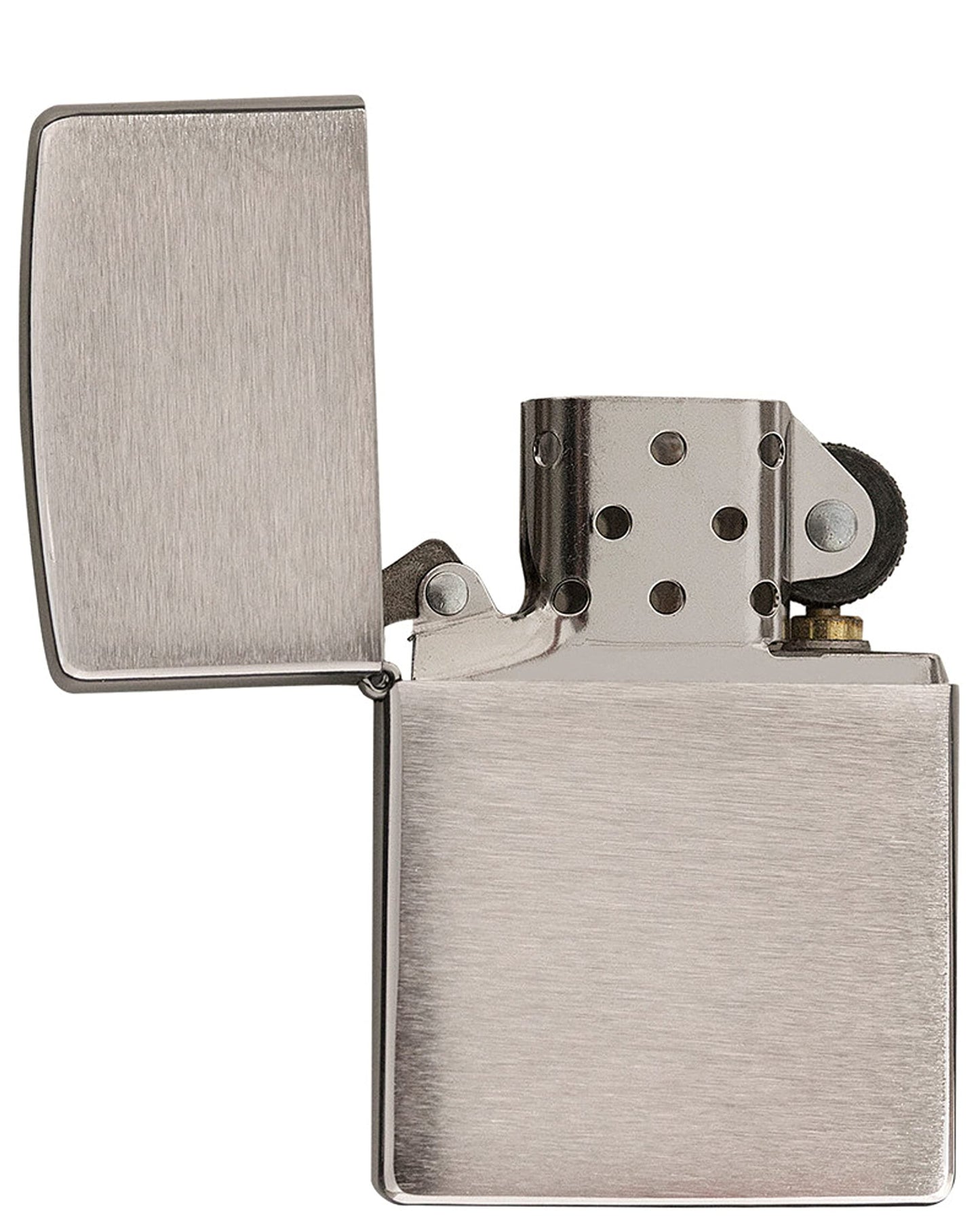 Zippo Classic Windproof Brushed Chrome Pocket Lighter