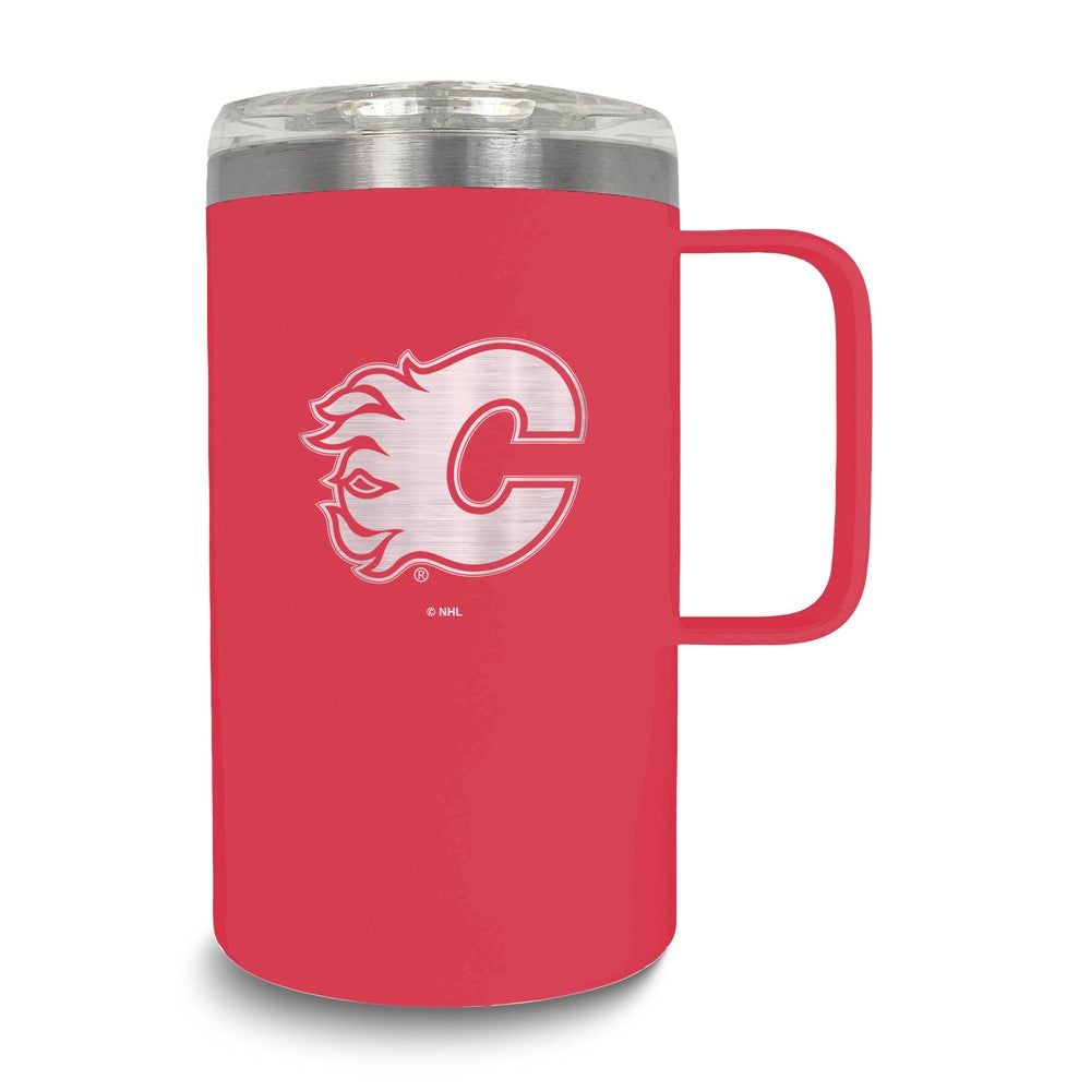 NHL Calgary Flames Stainless Steel 18 oz. Hustle Mug with Lid