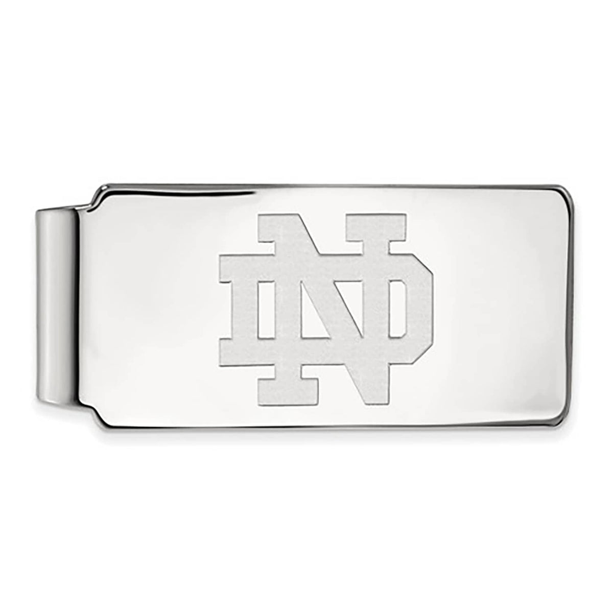 Notre Dame Fighting Irish Sterling Silver Money Clip
