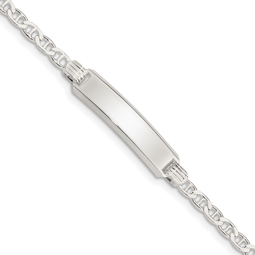 Sterling Silver Children's ID Bracelet 6 inches