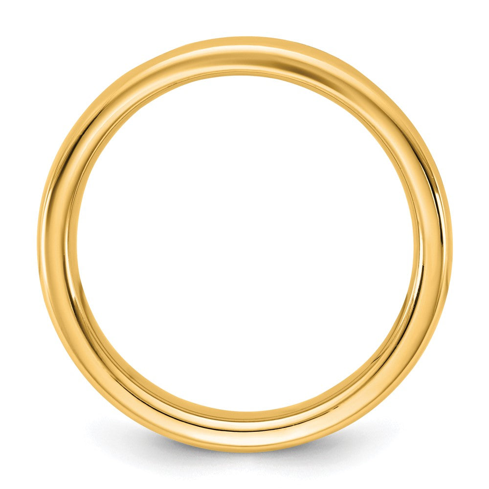 14KY 4.5mm European Comfort Fit Band Size 7.5