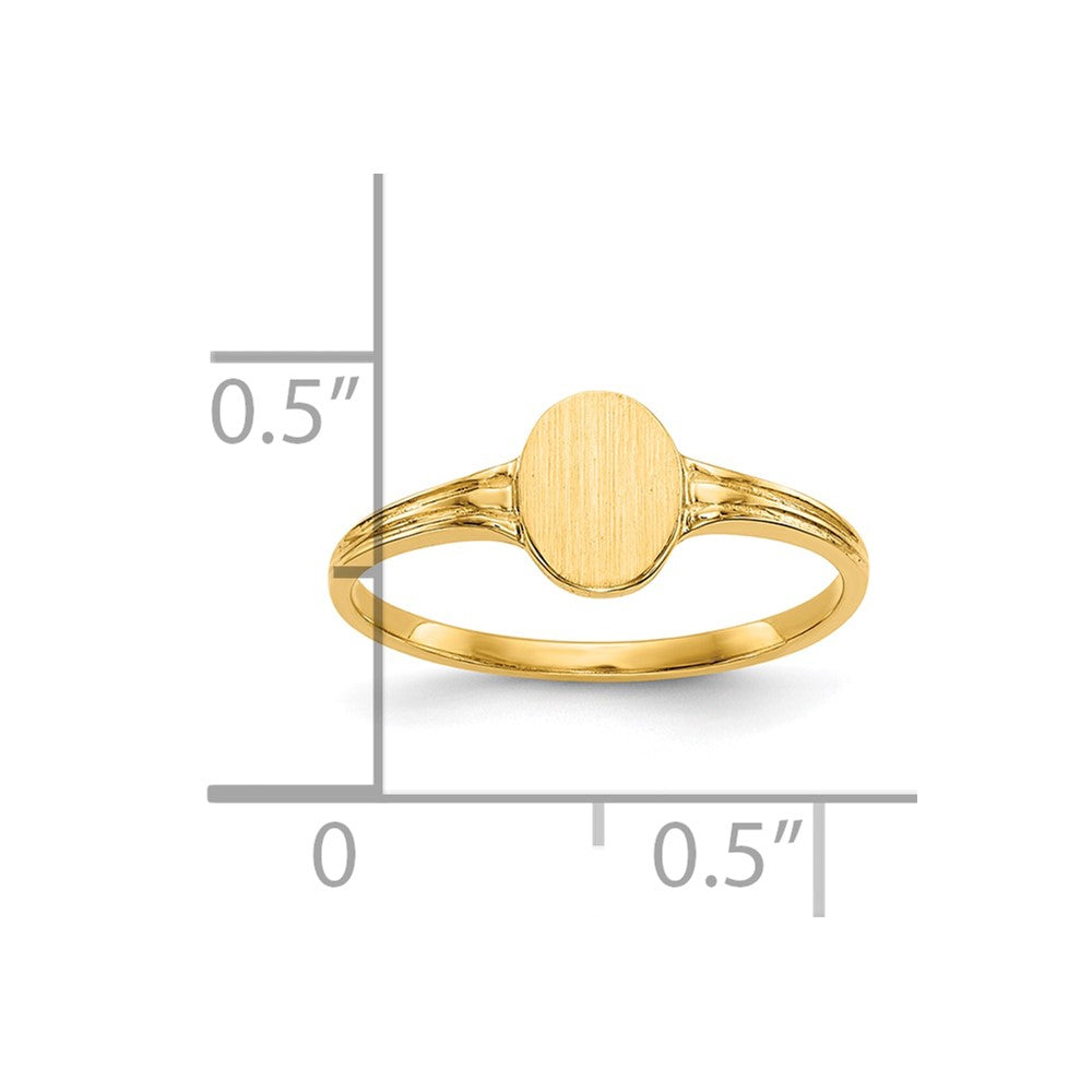 10K Signet Ring Yellow Gold