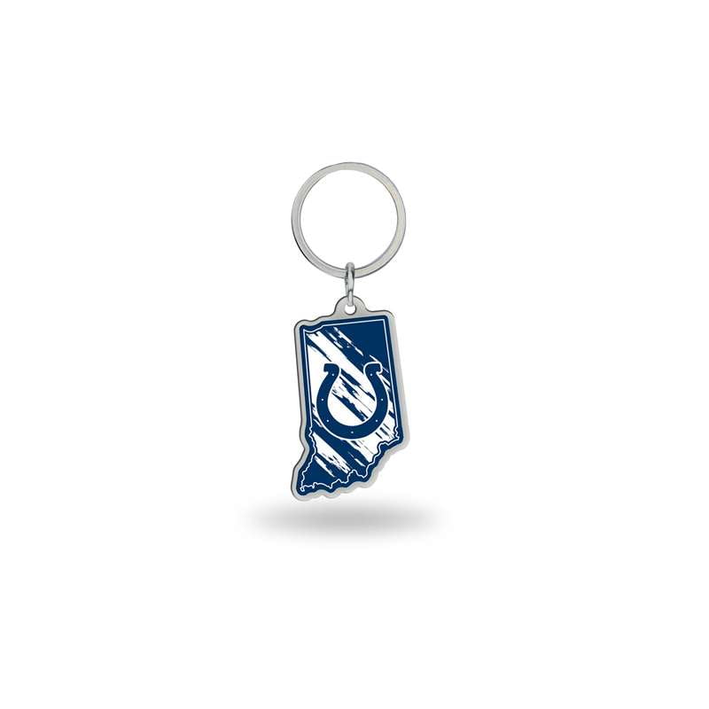 NFL Indianapolis Colts-Indiana State Shaped Key Ring QGC8045