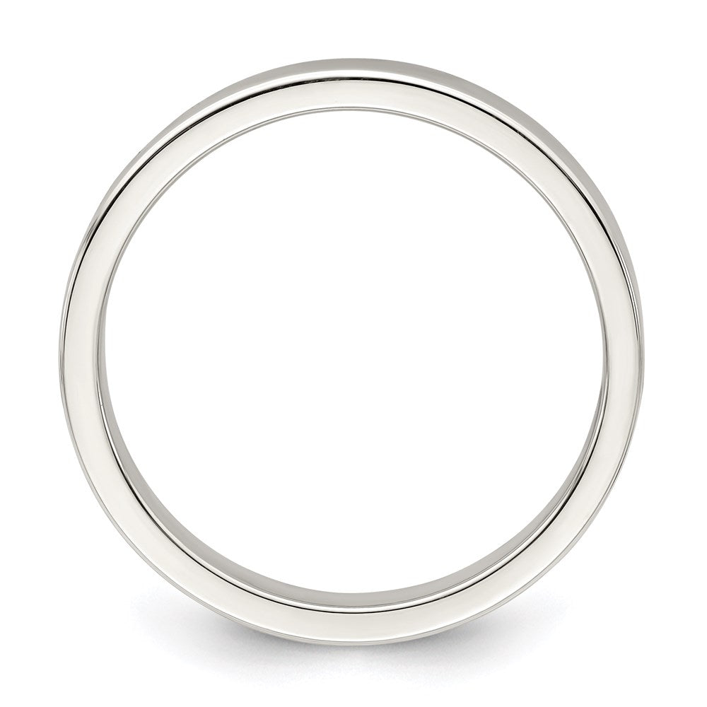 Sterling Silver 3mm Lightweight Flat Size 5.5 Band