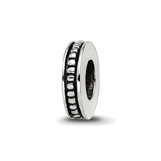 Sterling Silver Reflections Notched Spacer Bead