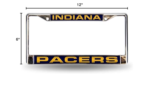 Indiana-Basketball-Pacer's Chrome Metal Laser Cut License Plate Frame