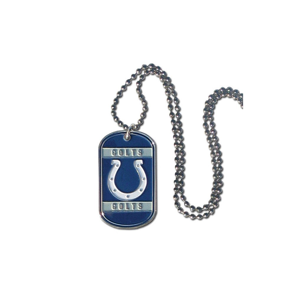 NFL Colts 36 inch Dogtag Chain Necklace
