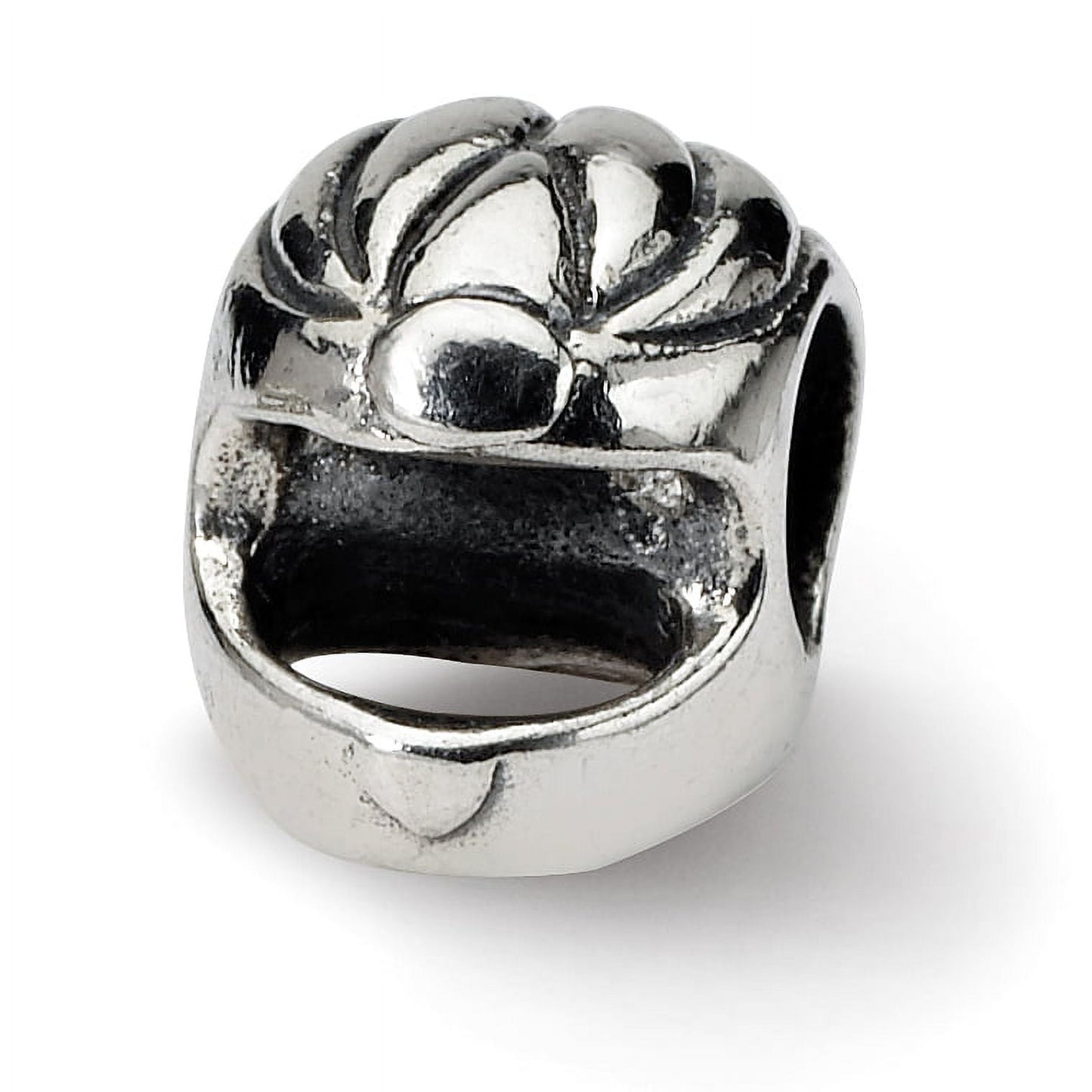 Sterling Silver Reflections Race Car Helmet Bead