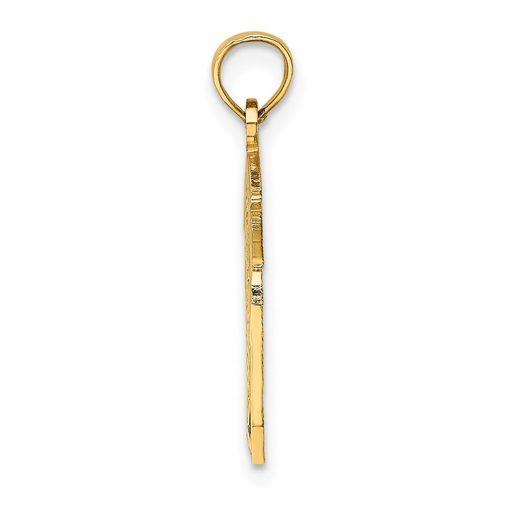 14K Framed MARINE Charm