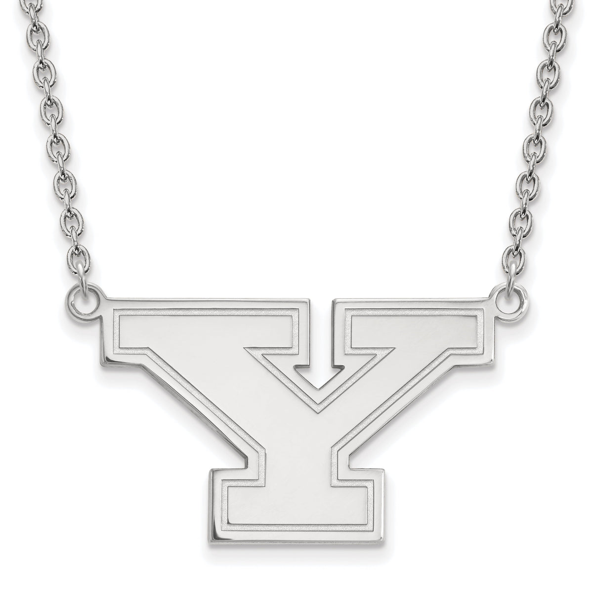 LogoArt Sterling Silver Youngstown State University Large Pendant Necklace Female Adult