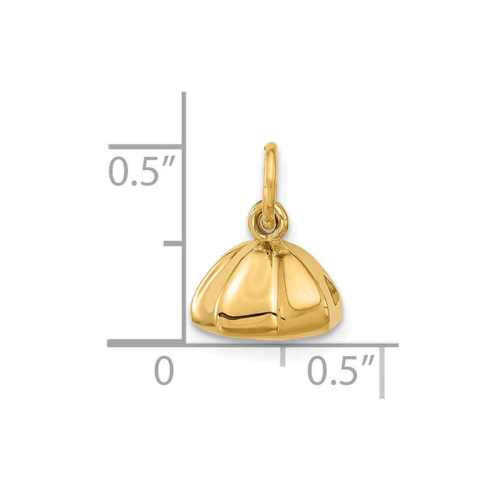 14k Yellow Gold Fancy Dumpling