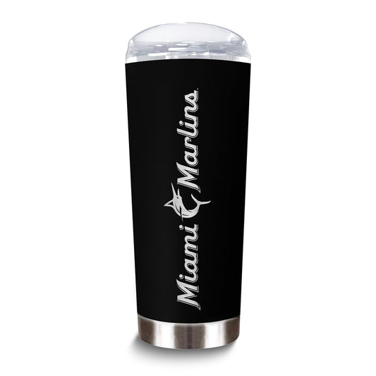 MLB Miami Marlins Stainless Steel 18 oz. Roadie Tumbler with Lid