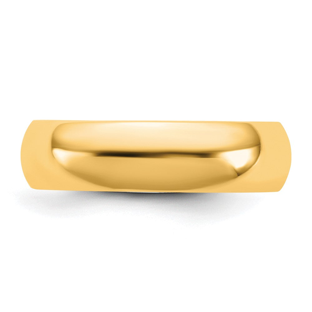 14KY 5.5mm Standard Comfort Fit Band Size 9.5