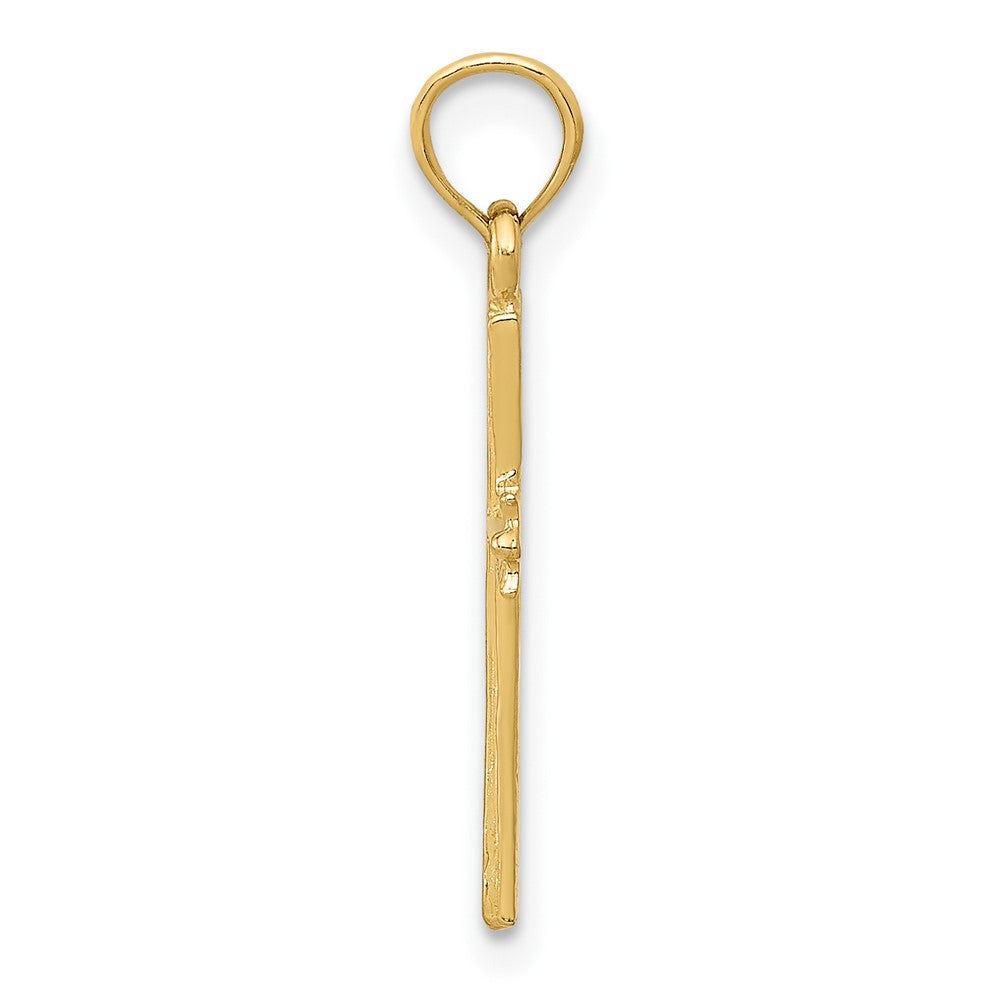 10K Cross Pendant Yellow Gold