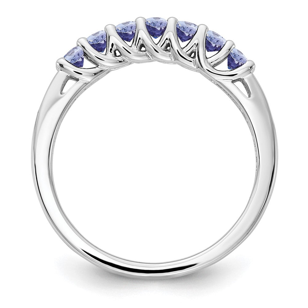 10k White Gold Tanzanite & Diamond Ring