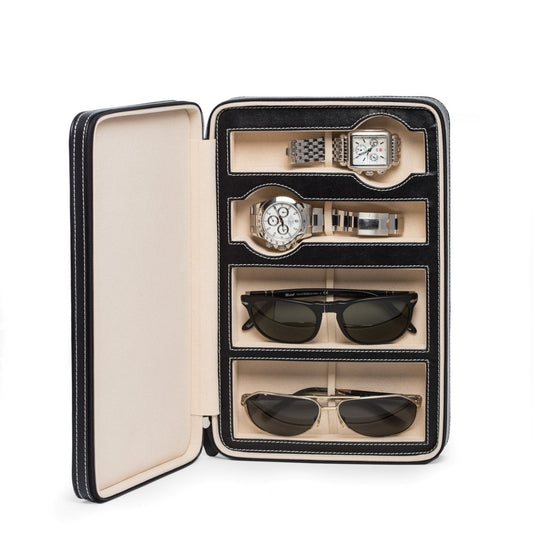 Dina Design Leather Watch and Sunglass Storage