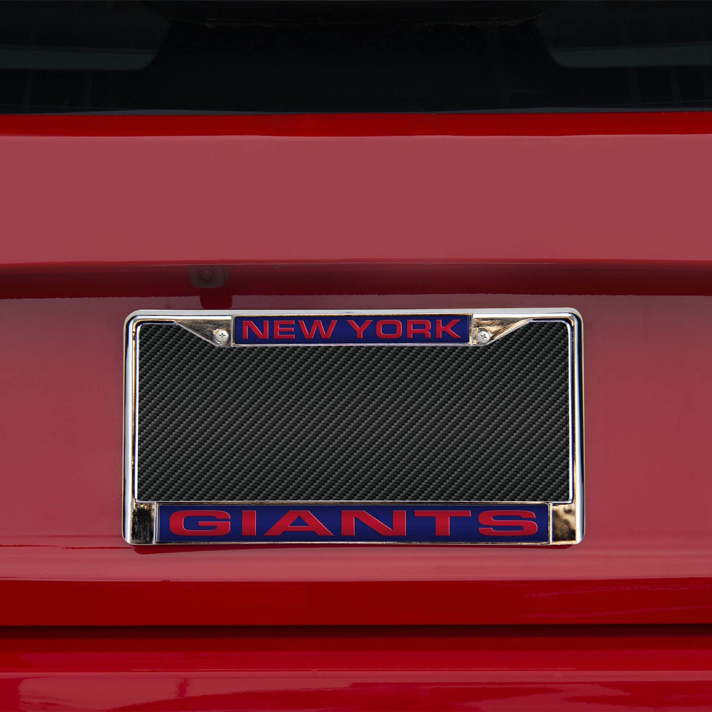 New York Giants Laser Chrome License Plate Frame