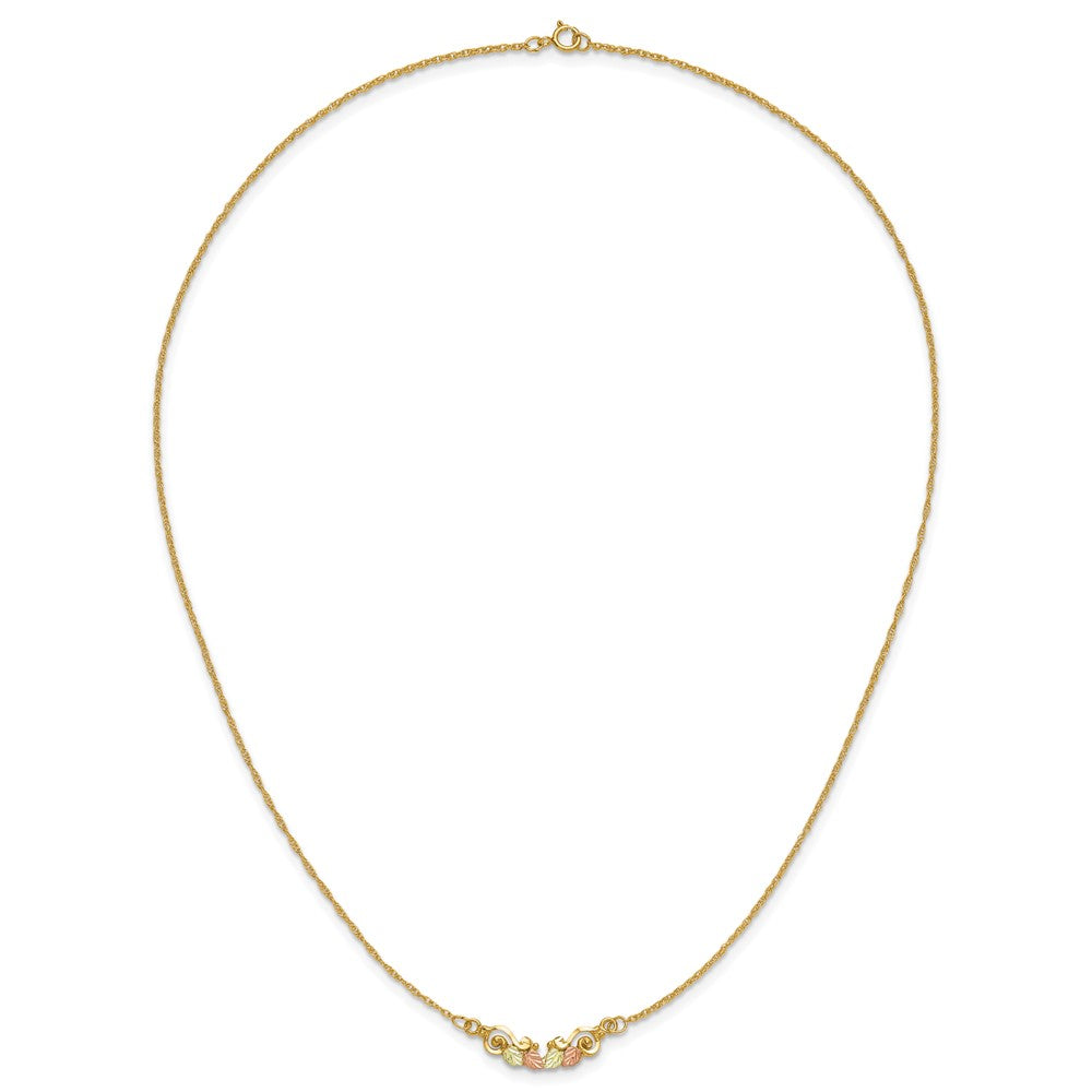 10k Tri-color Black Hills Gold Necklace