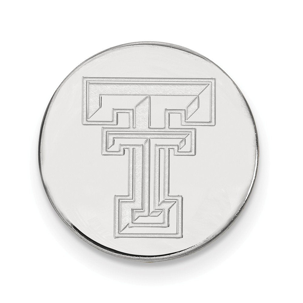 Sterling Silver Rhodium-plated LogoArt University of Alabama Lapel Pin