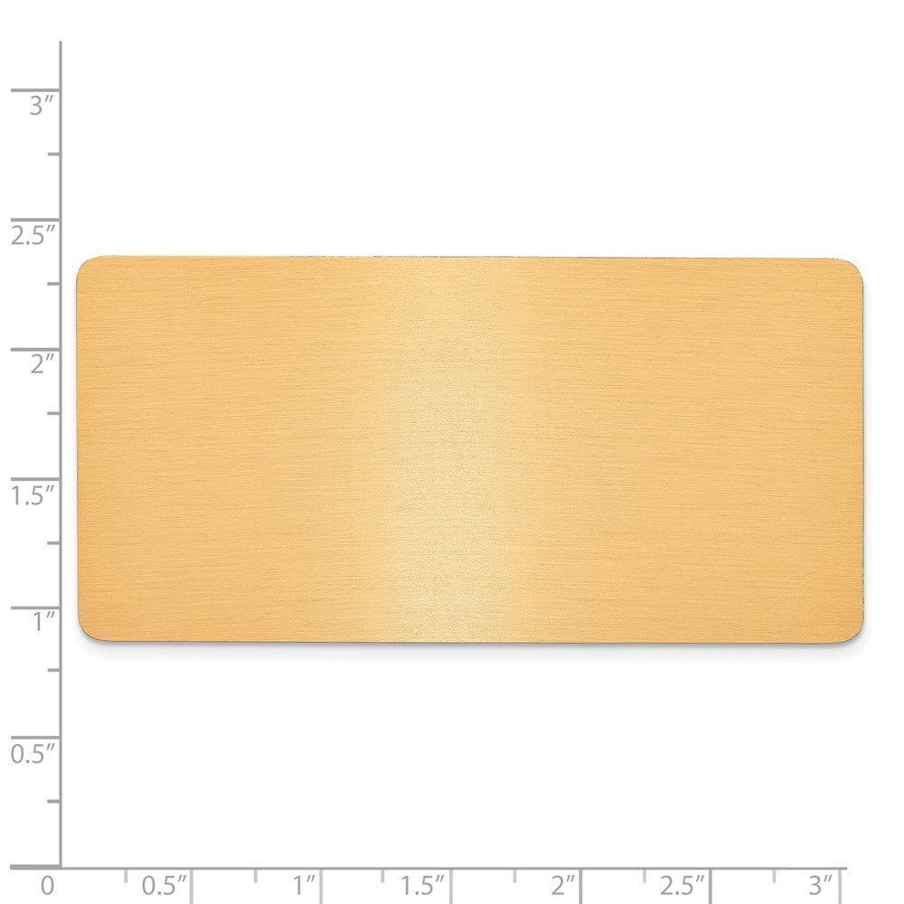 1 1/2 x 3 Copper Aluminum Plates-Set of 6