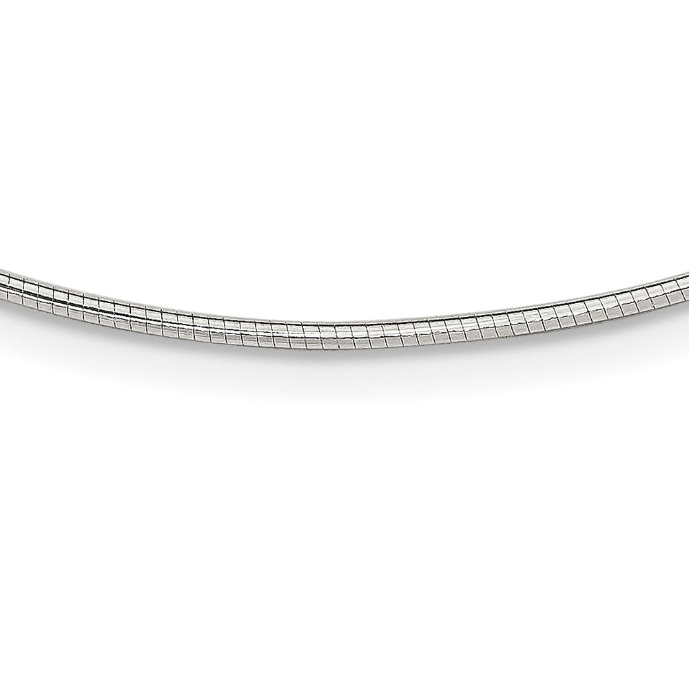Sterling Silver 1.6mm w/ 2in extender Neckwire Chain 16 Inches