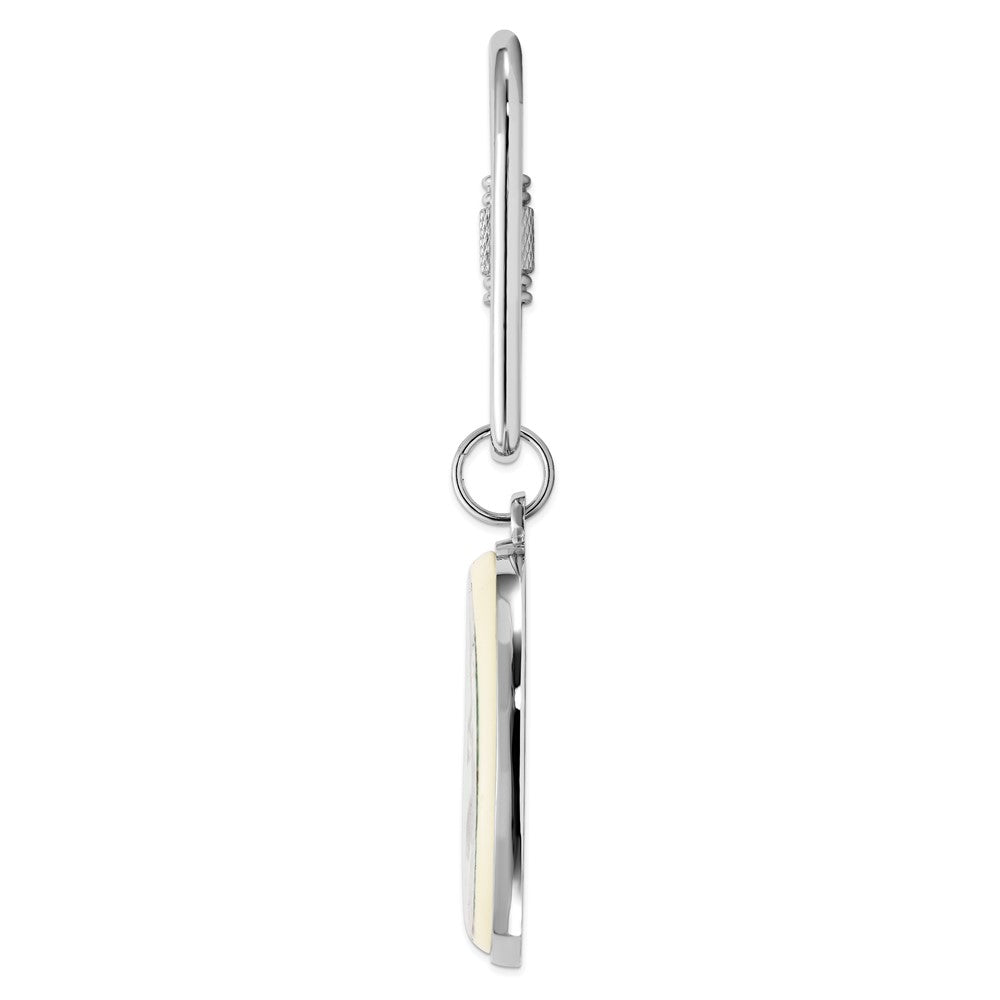 Barlow Designs Color Stallions Oval Key Chain