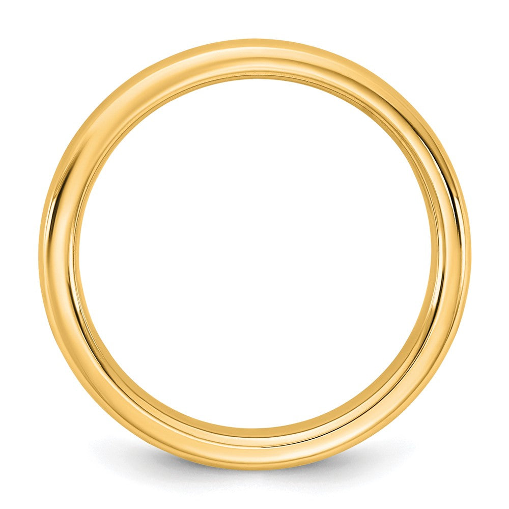 14KY 5mm European Comfort Fit Band Size 12