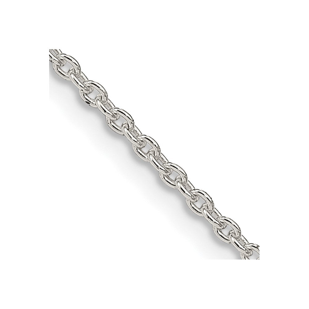 Sterling Silver 1.95mm Cable Chain Unfinished