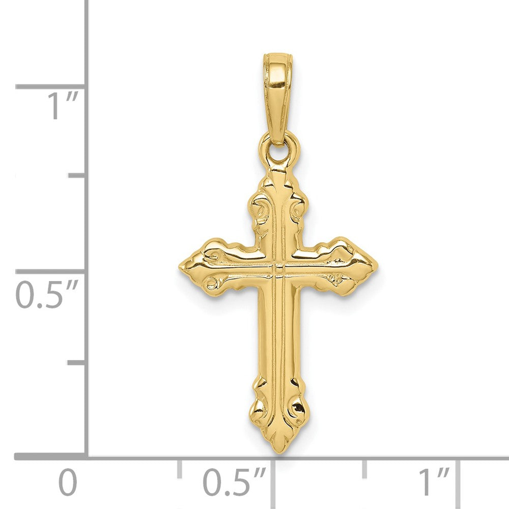 10K Cross Pendant Yellow Gold