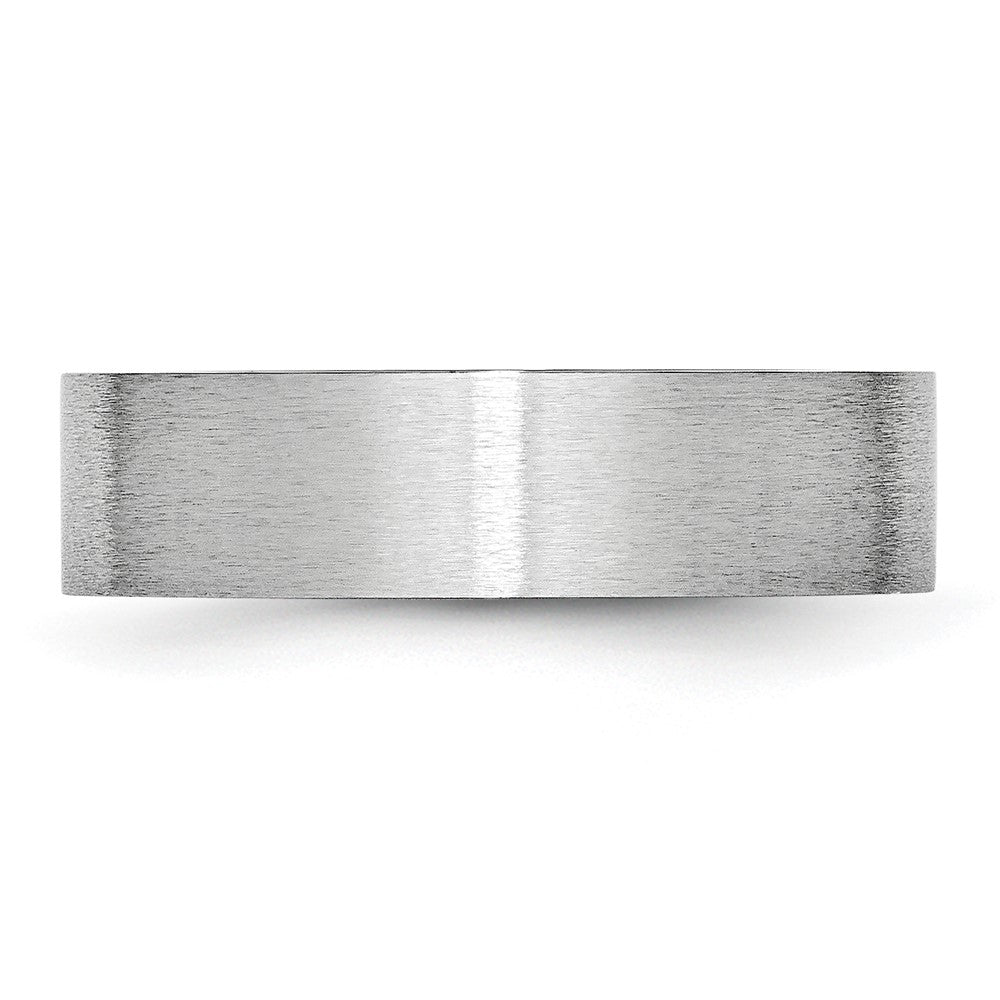 Cobalt Flat Satin 6mm Band Size - 8.5