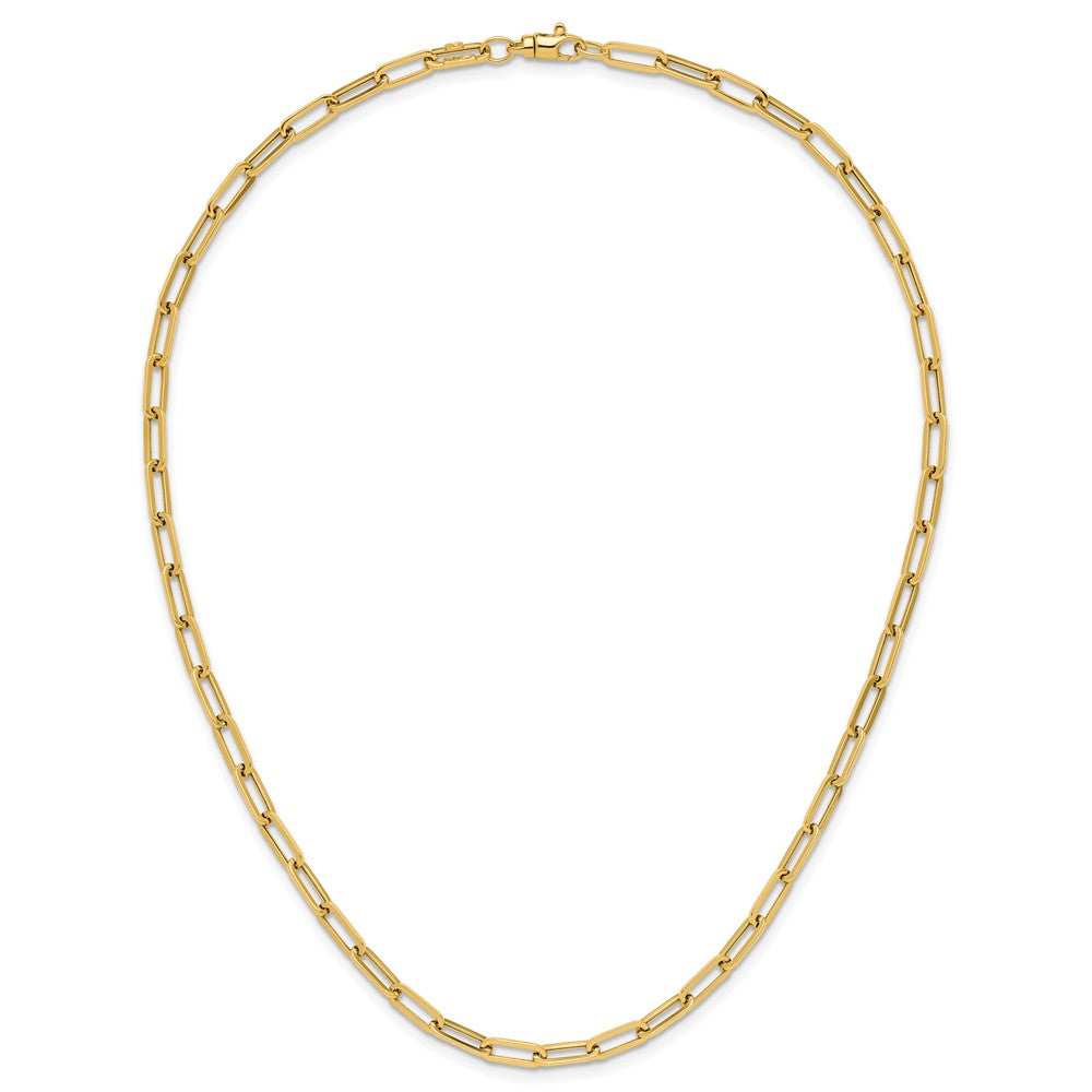 14K Polished Fancy Link Necklace